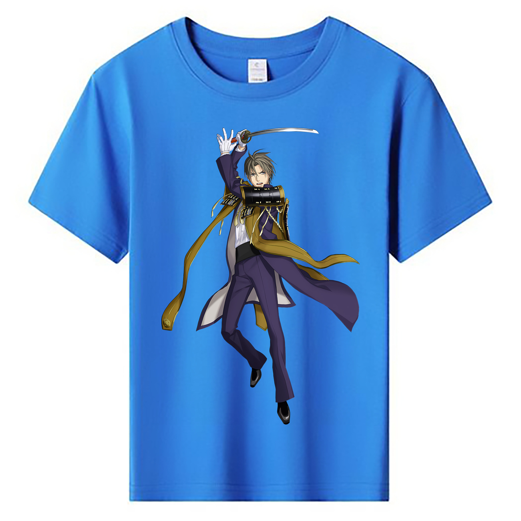 （画像用） 刀剣乱舞 Touken Ranbu 綿100％キッズTシャツ（フロントプリント）